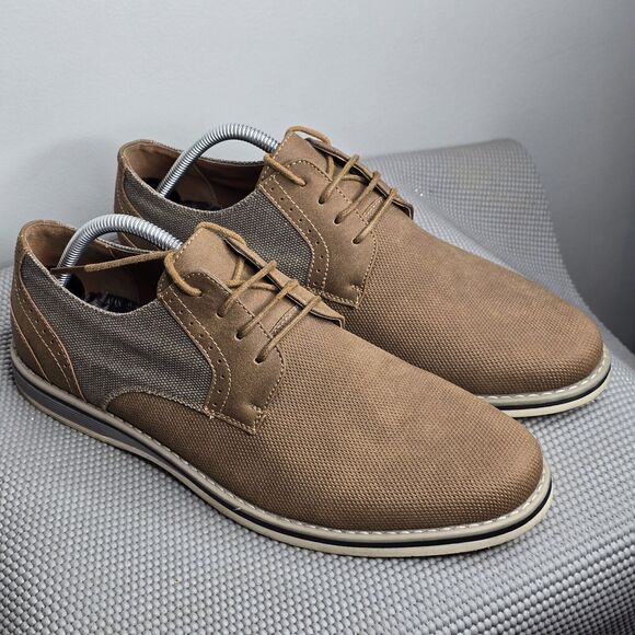 La‎ Milano Mens 10M Italian Design A11902 Scott Brown Dress Shoes - Picture 1 of 12